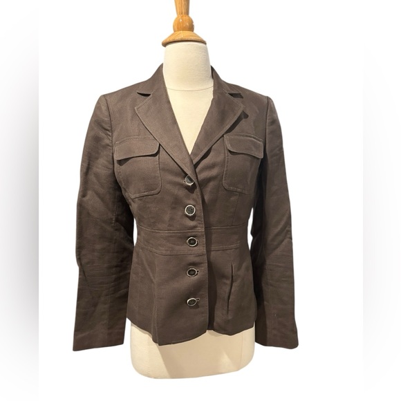 Banana Republic Jackets & Blazers - Banana Republic Women’s Brown Button-Up Blazer- size 4